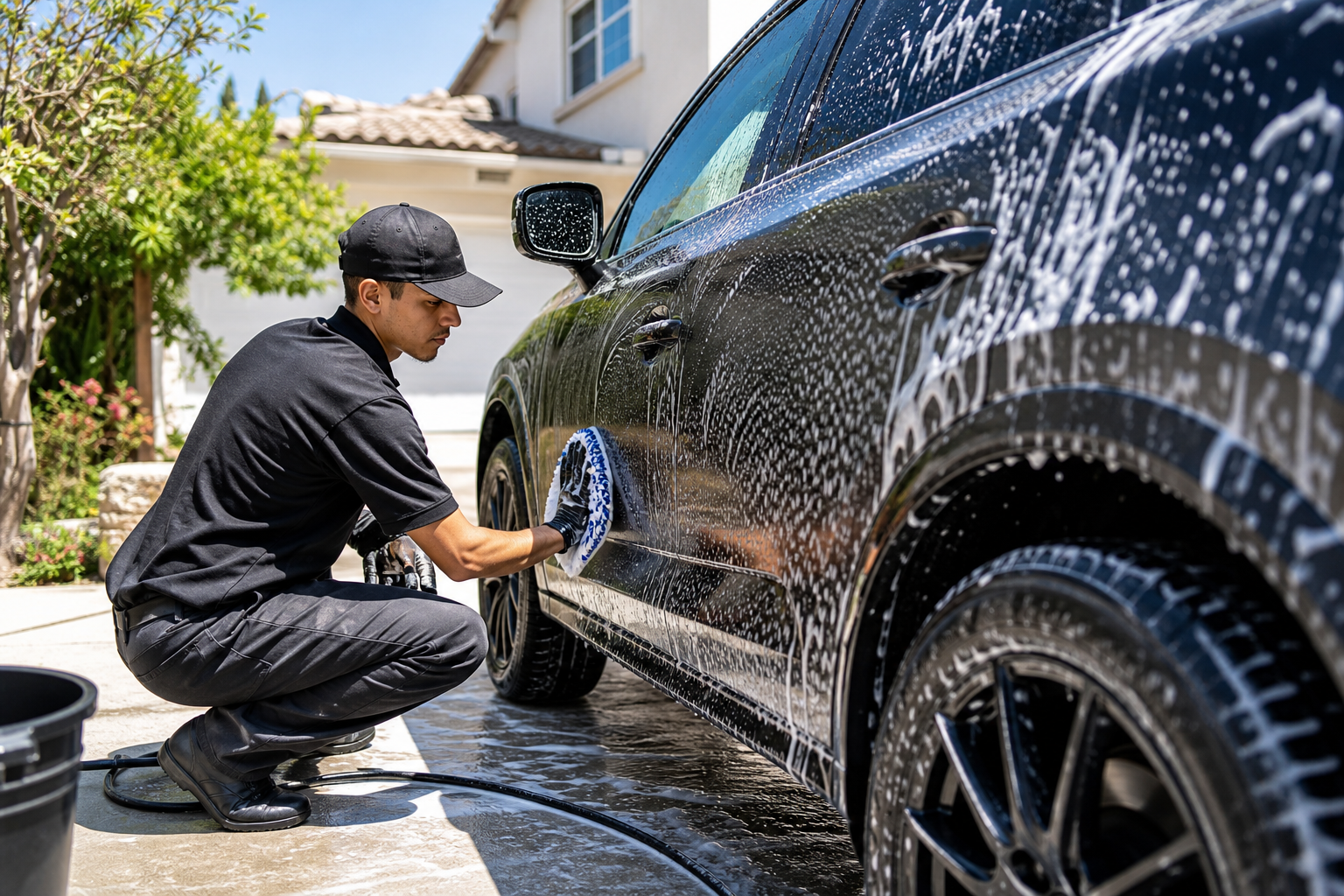 Réalisation lavage auto 4