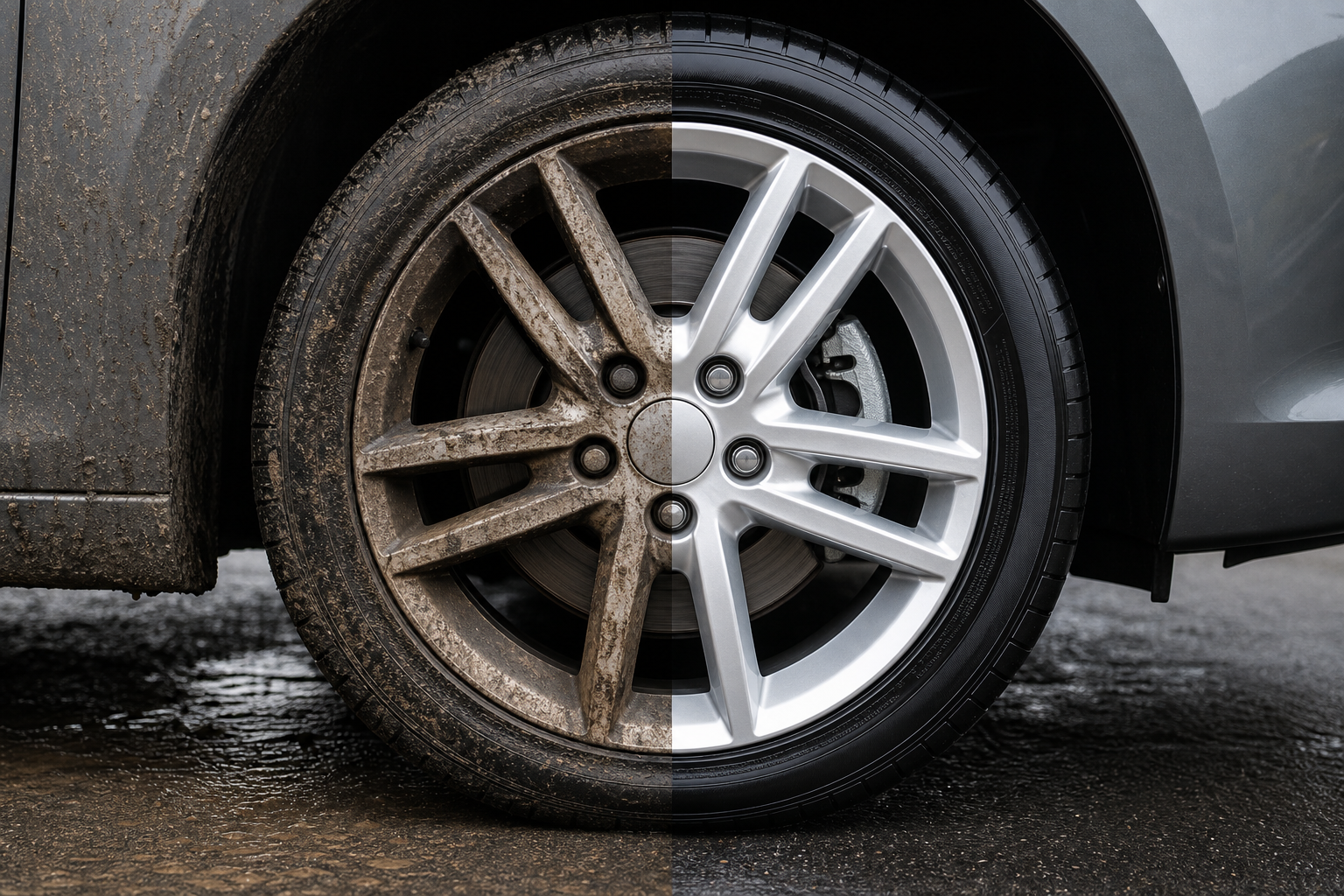 Réalisation lavage auto 5